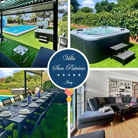 San Patricio I Piscina Privada I Jacuzzi I Bbq I Ps5 I Aire Acon I 3000m2 I 5min-centro * جيريز